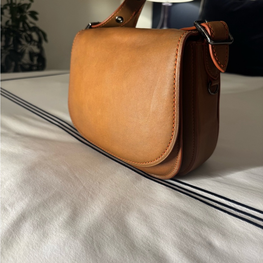 Coach 75th Anniversary Limited Edition 9170 Shoulder Bag – British Tan / Orange - Picture 2 of 16